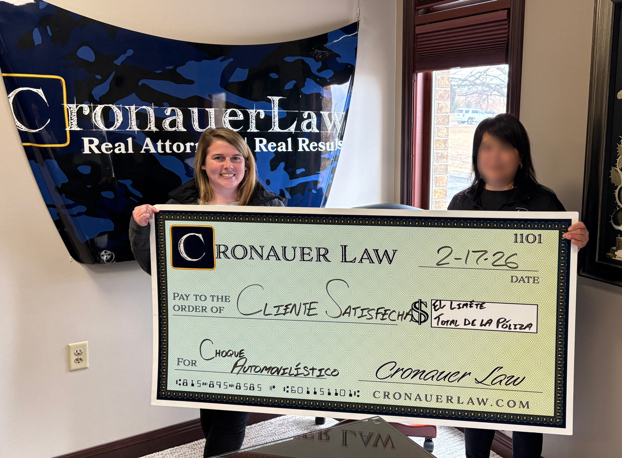 Cronauer Law - Cliente Satisfecha